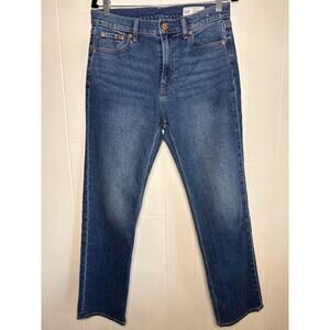 Gap 90's straight high rise jeans 29 short